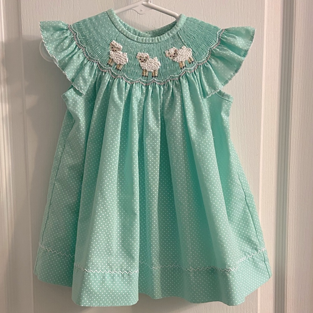 Smocked Lamb Dress